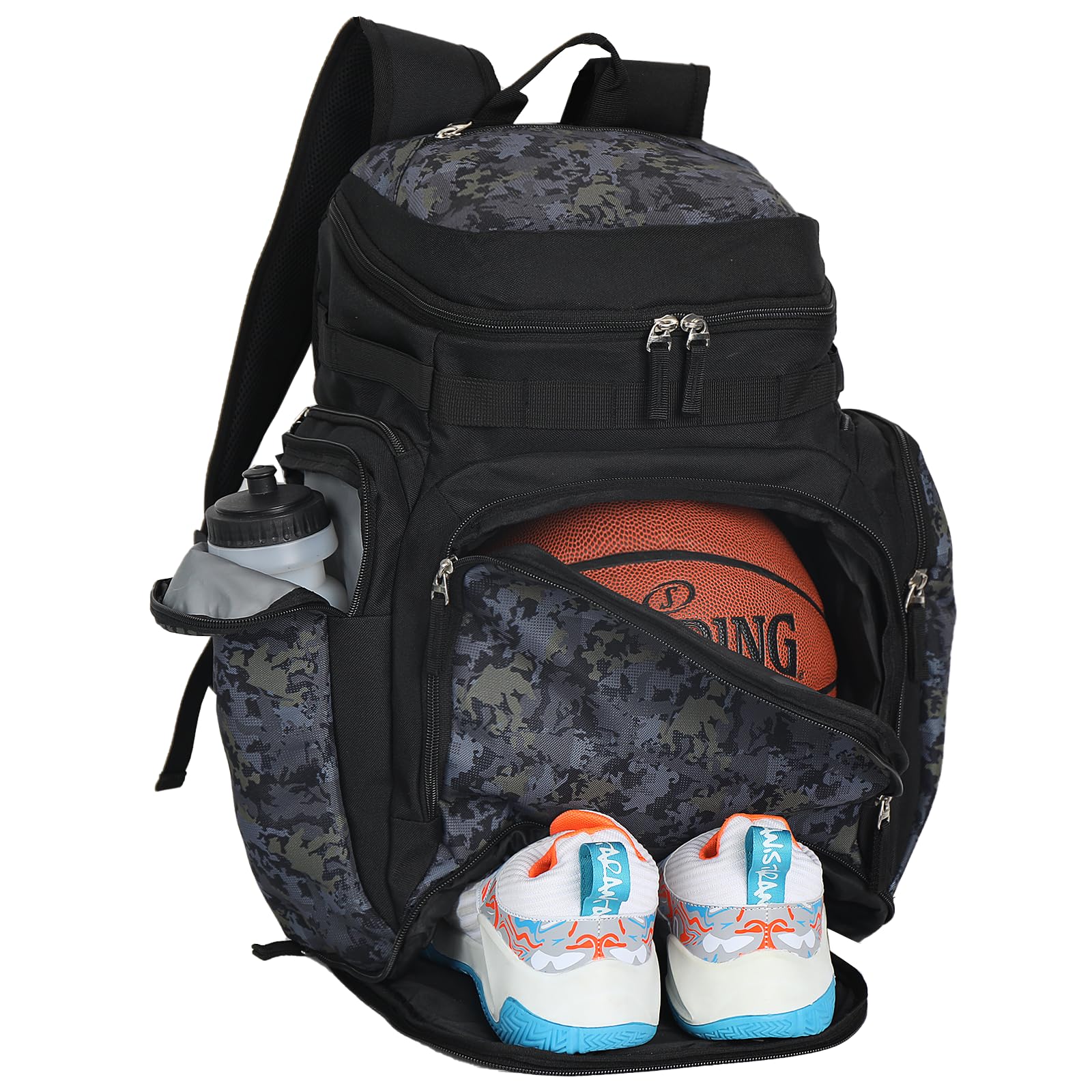 Goloni Basketball Backpack,Large Sports Bag with Ball Compartment & Shoe Compartment, Best for Basketball, Soccer, Volleyball,Gym, Travel-image-1