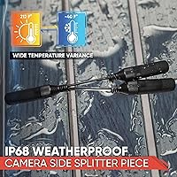 Vista 4 de POE Combinador Divisor Adaptador, Ejecuta 2 Cámaras IP en 1 Cable, Funciona en Todos los Interruptores POE, POE NVR y Cámaras POE, Compatible