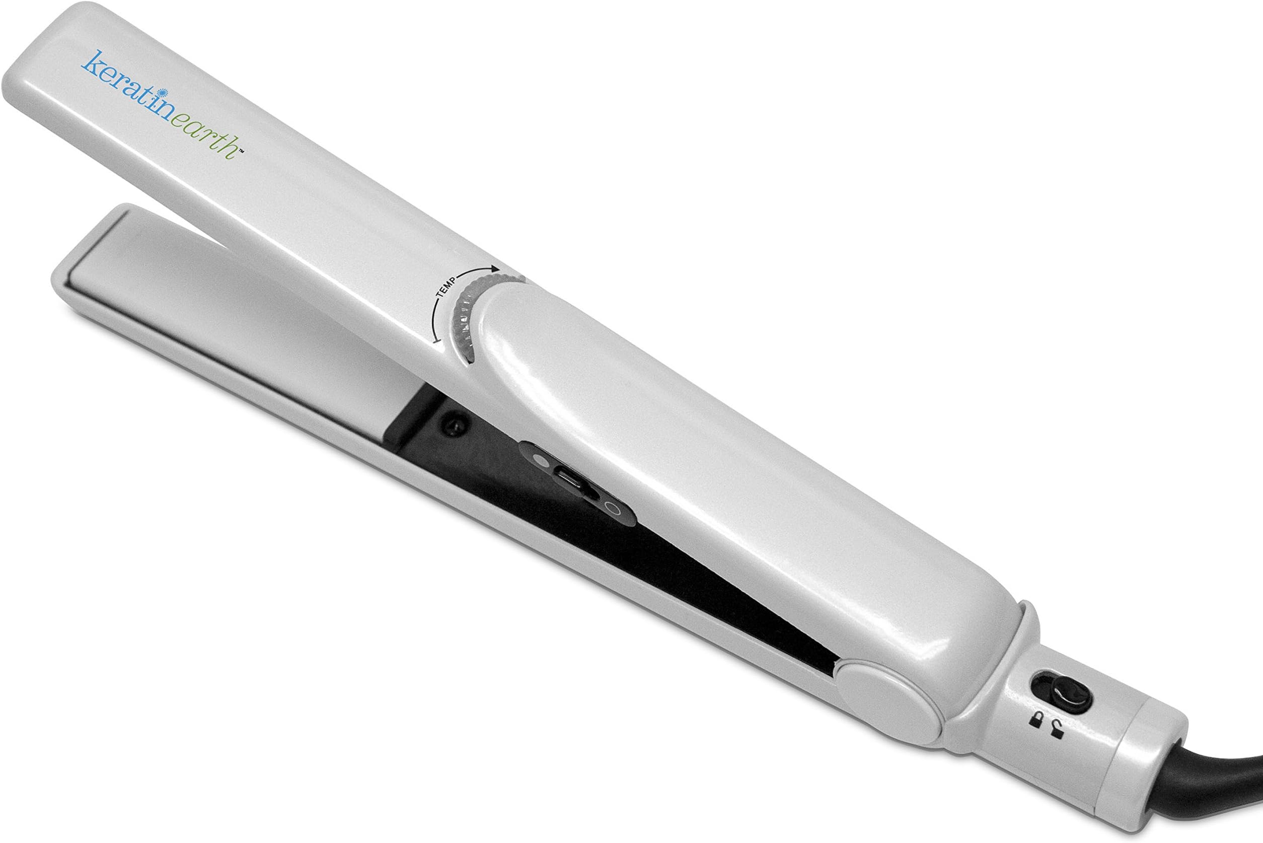 Flat Iron - Hair Straightening and Smoothing System - Straighten, Flip and Style - Achieve Radiant, Shiny and Smooth Hair