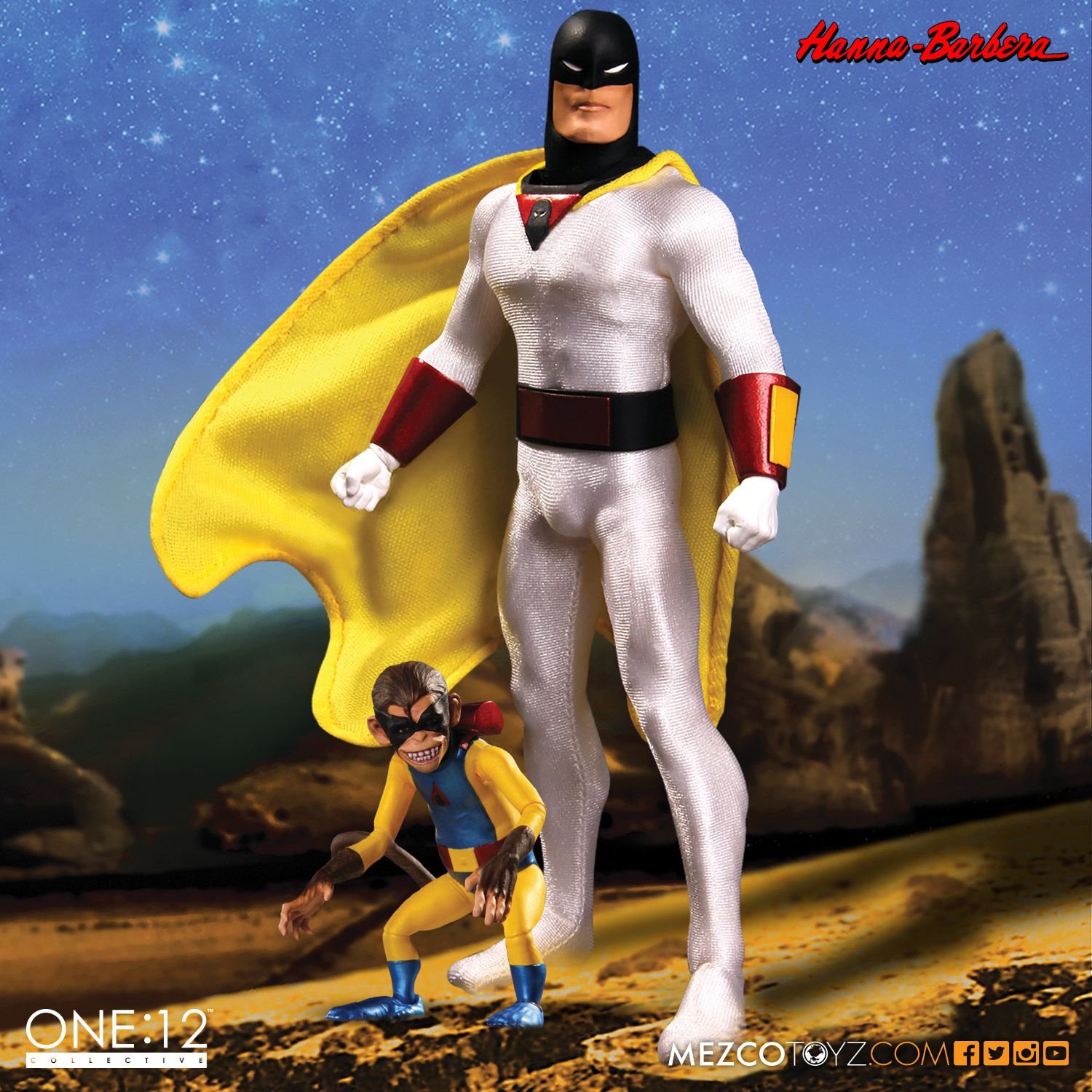 mezcoone:12collectiveスペースゴースト spaceghost Space Ghost - One:12 Collective Action Figure : Amazon.com.au