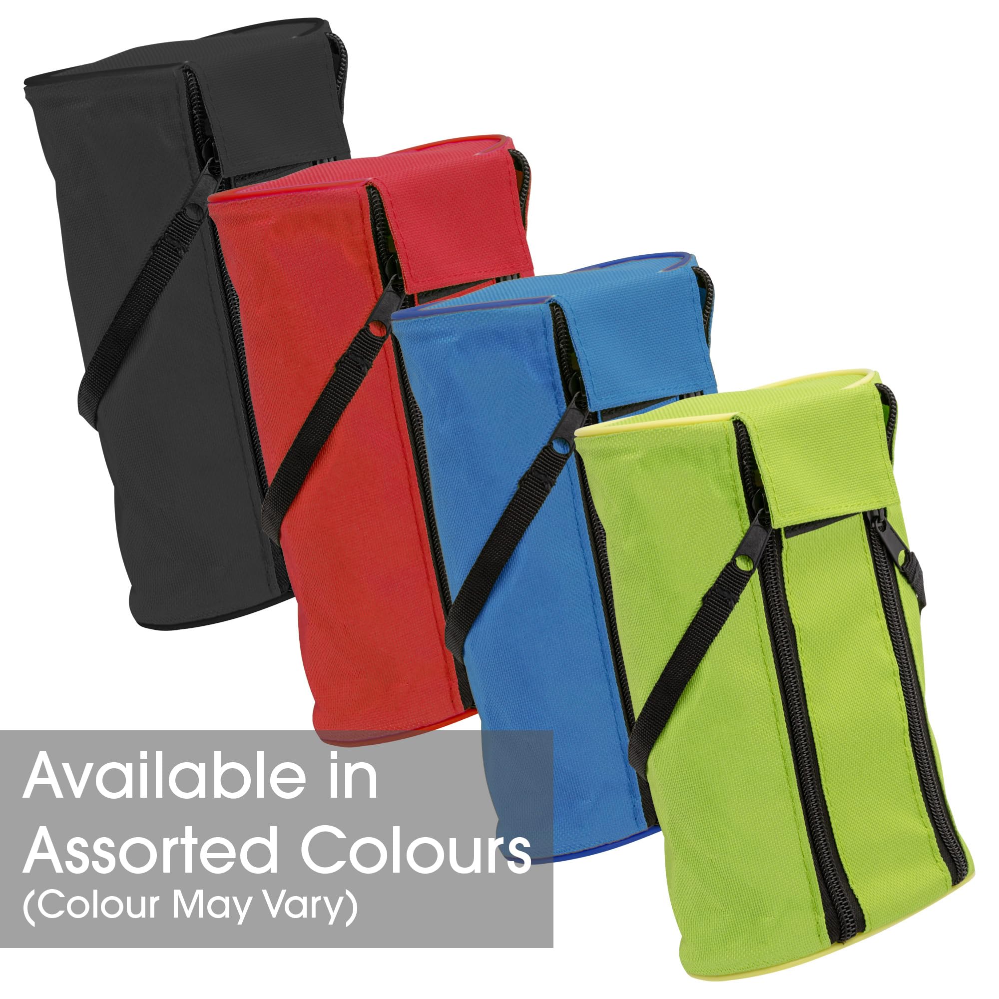 Winnable Pencil Pouch, Double Zipper, Strap Pencil Case, 8.