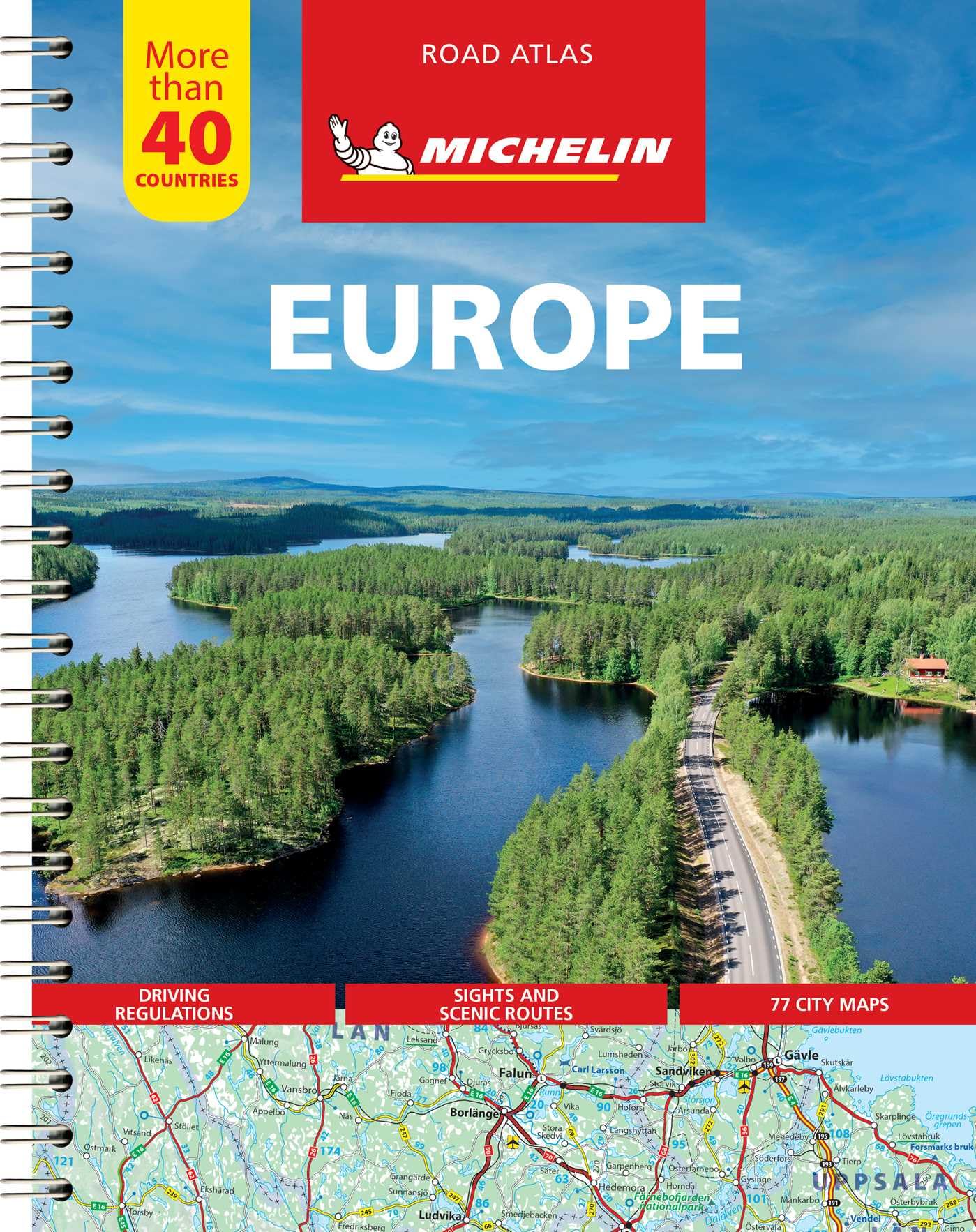 Europe - Tourist and Motoring Atlas (A4-Spiral): Tourist & Motoring Atlas A4 spiral (Atlas (Michelin)), cover may vary