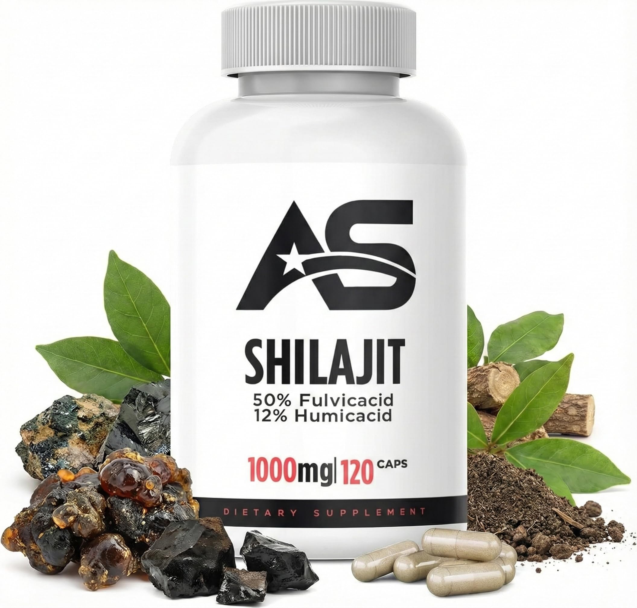 Premium Pure Shilajit Original Himalaya Mumijo Alta Dosis [120 Cápsulas] - 1000 mg - 60 días de stock