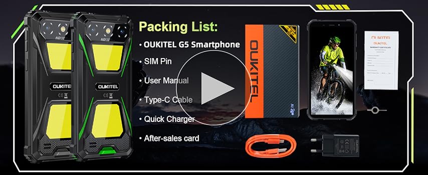 Amazon.com: OUKITEL G5 Rugged Smartphone Unlocked 2025-16GB+