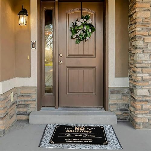 Miniatura 7 de Tapetes personalizados para puerta delantera, tapete personalizado para entrada interior, antideslizante, absorbente, resistente a la suciedad,