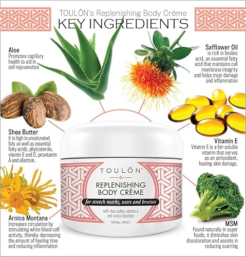 Miniatura 4 de Bruise Crema con arnica montana, manteca de karité & Vitamina E Contusiones, estrías y cicatrices de reparación 4oz regalosin riesgo