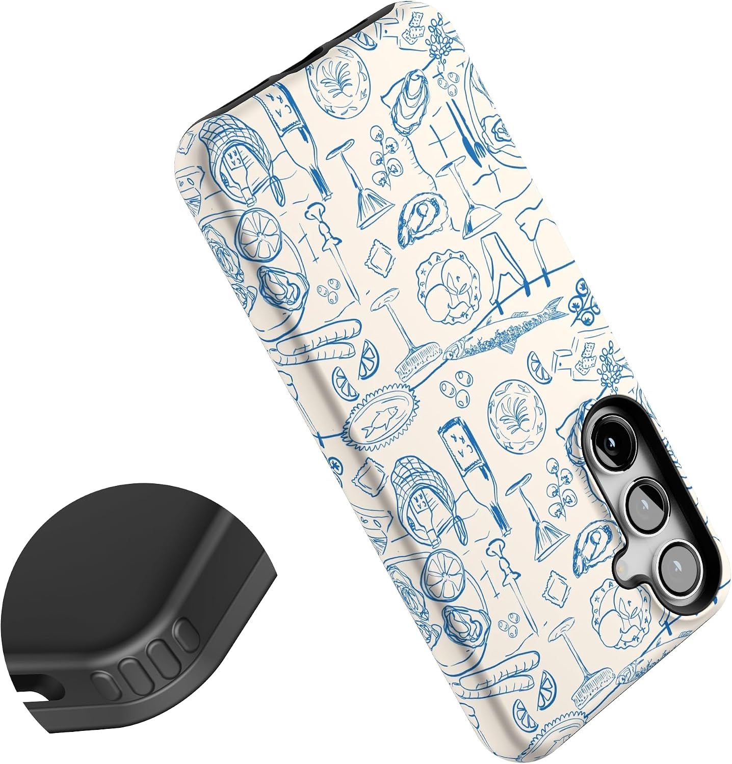 Casely Galaxy S24 Plus Case | Amalfi Aperitivo | Dolce Vita | Essential Slim Dual-Layer Protective Design