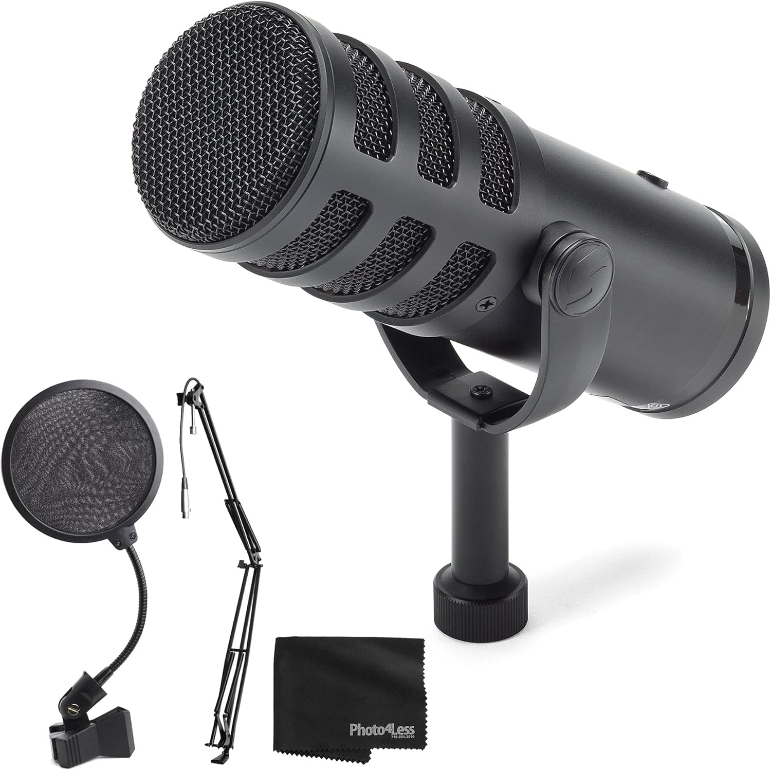 Buy Samson Q9U XLRUSB Dynamic Broadcast Microphone Pop Filter
