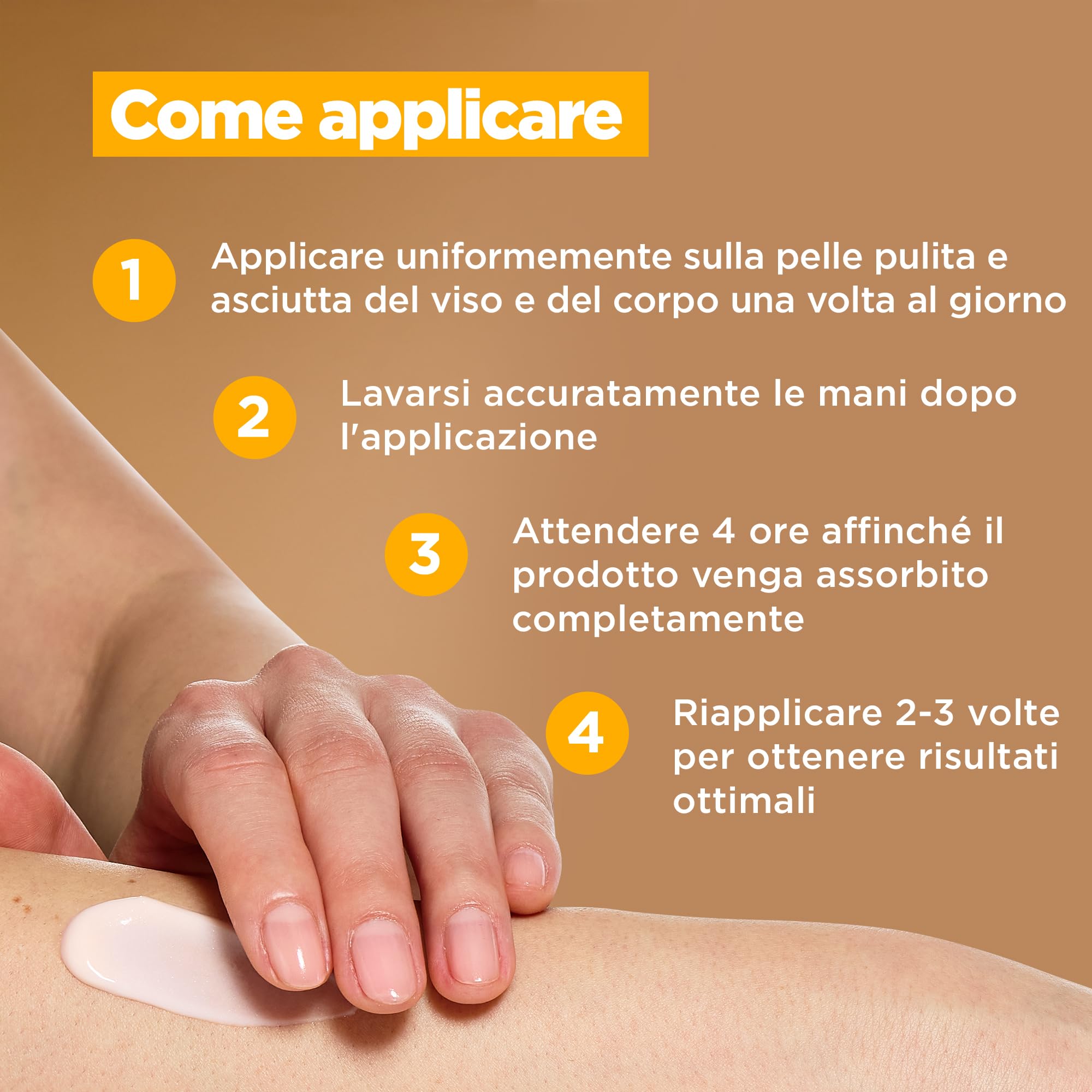 Mixa Lozione Abbronzante, Per Viso e Corpo, Per Carnagioni Chiare e Medie, Abbronzatura Progressiva e Naturale, Pelle Idratata e Luminosa, Con Glicerina e DHA Vegetale, Bright and Bronze, 250 ml