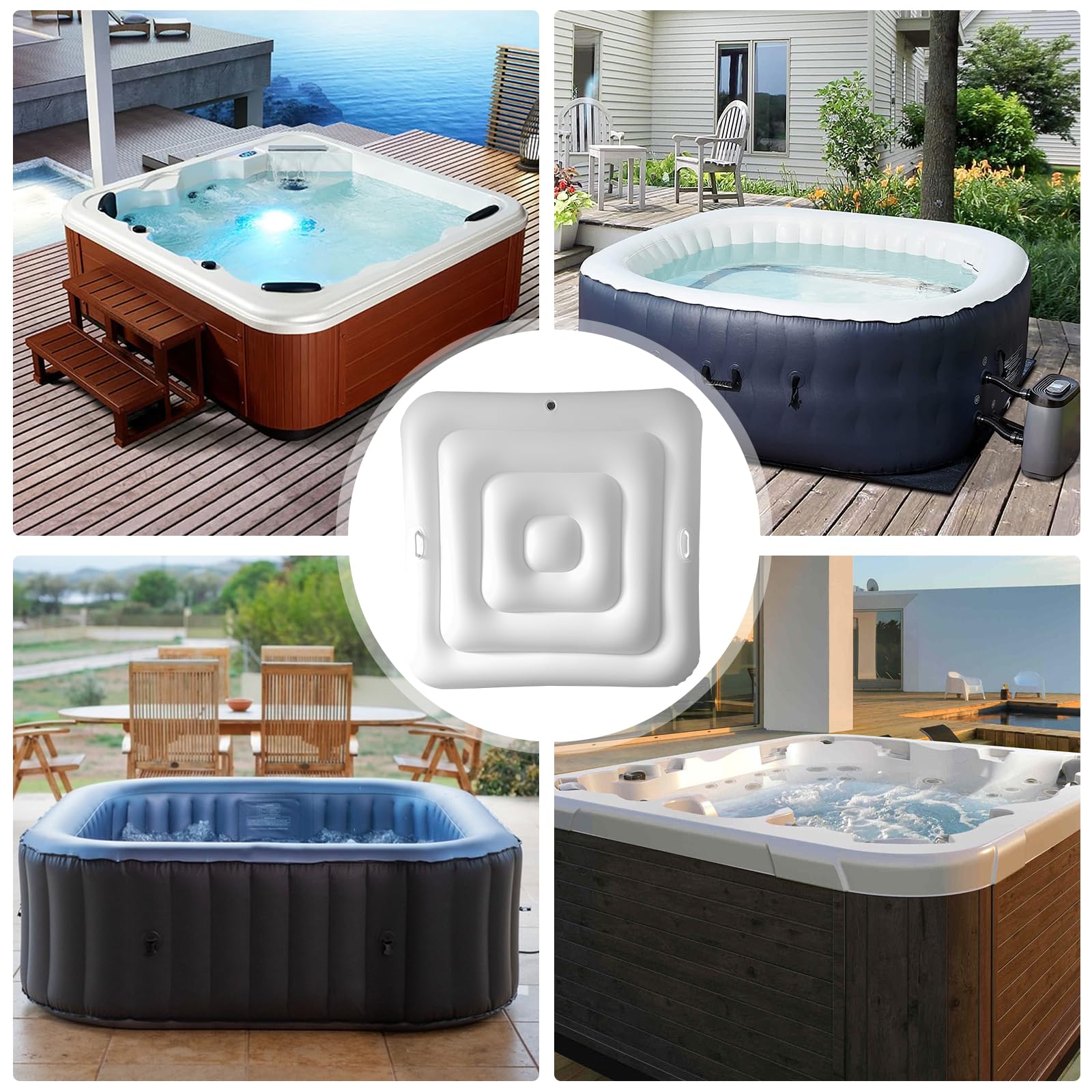 Intex Hot Tub Cover Inflatable Hot Tub Cover Energy Saving