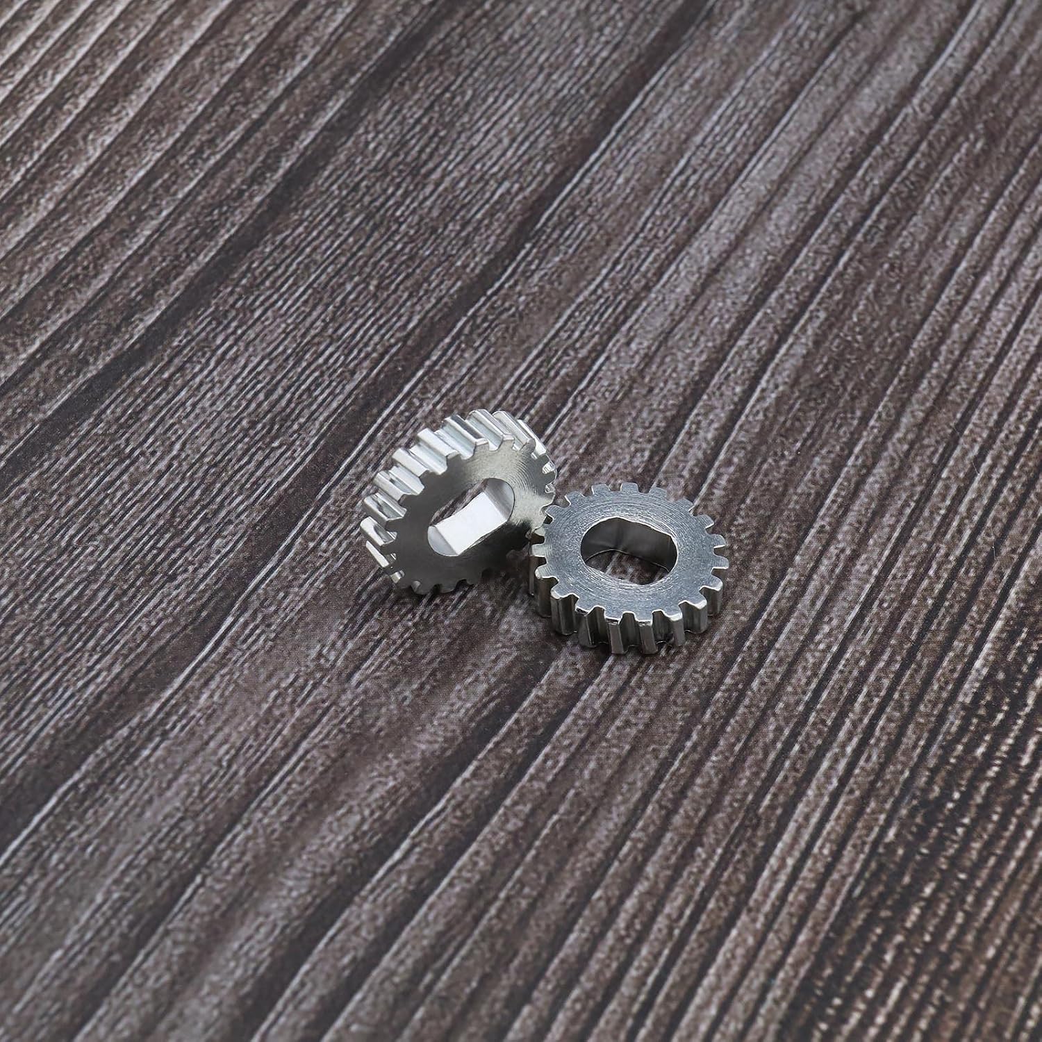 2PCS Sunroof Motor Cog Gear 19-Teeth Steel Repair Kit A2048201442 A1548201432 Compatible with BMW Compatible with Mercedes-Benz W202 W203 W204 W210 W211 W212 Silver Plating