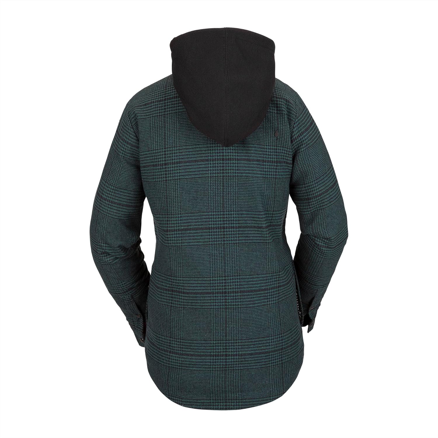 Volcom Women's Hooded Flannel Snowboard Ski Winter Hooded Shirt Jacket - Image 3