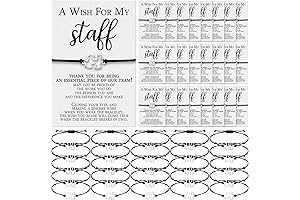 Appreciation Team Bracelets with Thank You Card