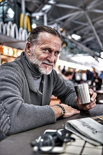 Miniatura 5 de TROIKA Original ESPRESSO DOPPIO CUP65BL Taza térmica para expreso, café, té taza de viaje de doble pared Capacidad de aislamiento máx. 5.4 fl oz