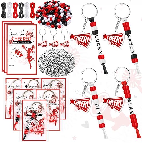 Suncalla 996 Pcs 24 Set Cheer Keychain Making Kit DIY