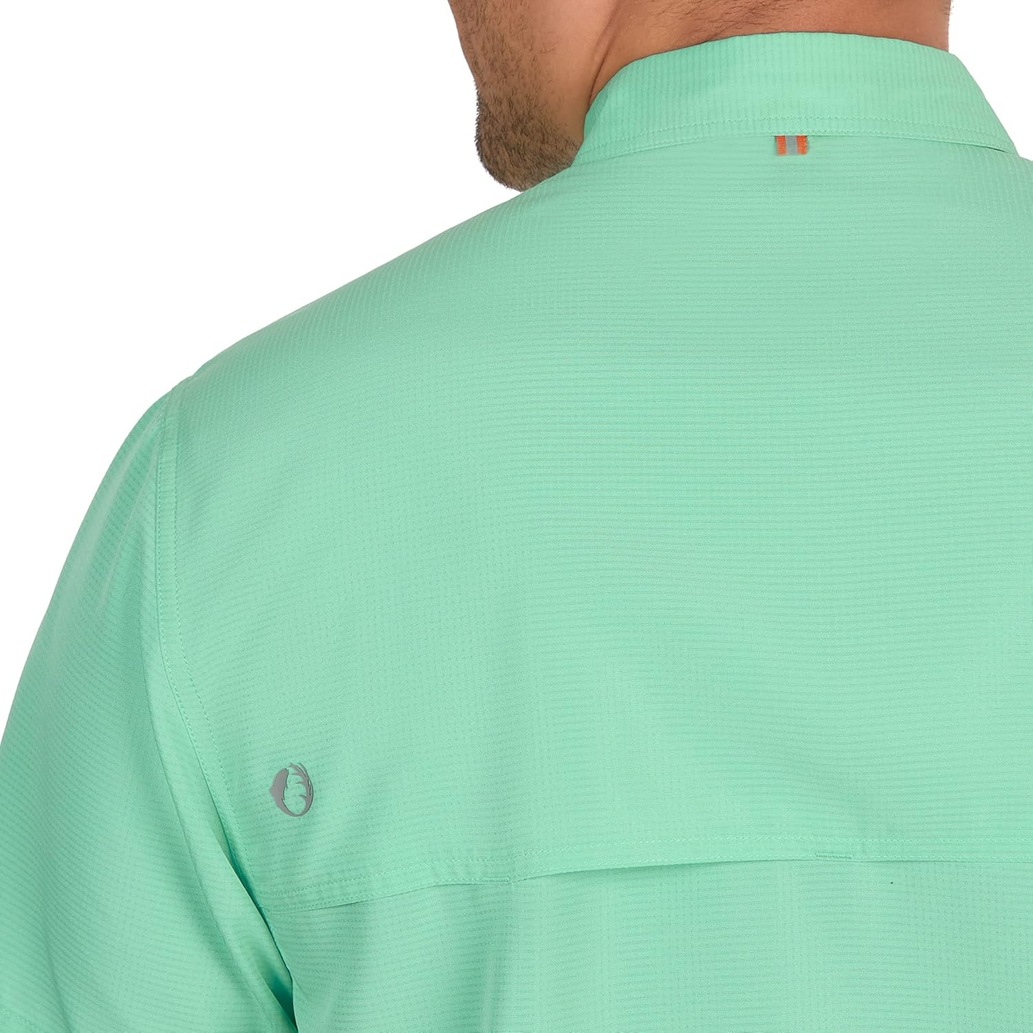 The American Outdoorsman Poly Grid Mens Short Sleeve Shirt Fishing Shirt - Image 4