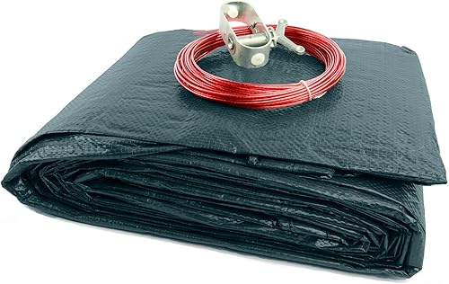 Miniatura 6 de Buffalo Blizzard - Funda reversible de invierno para piscinas ovaladas sobre el suelo