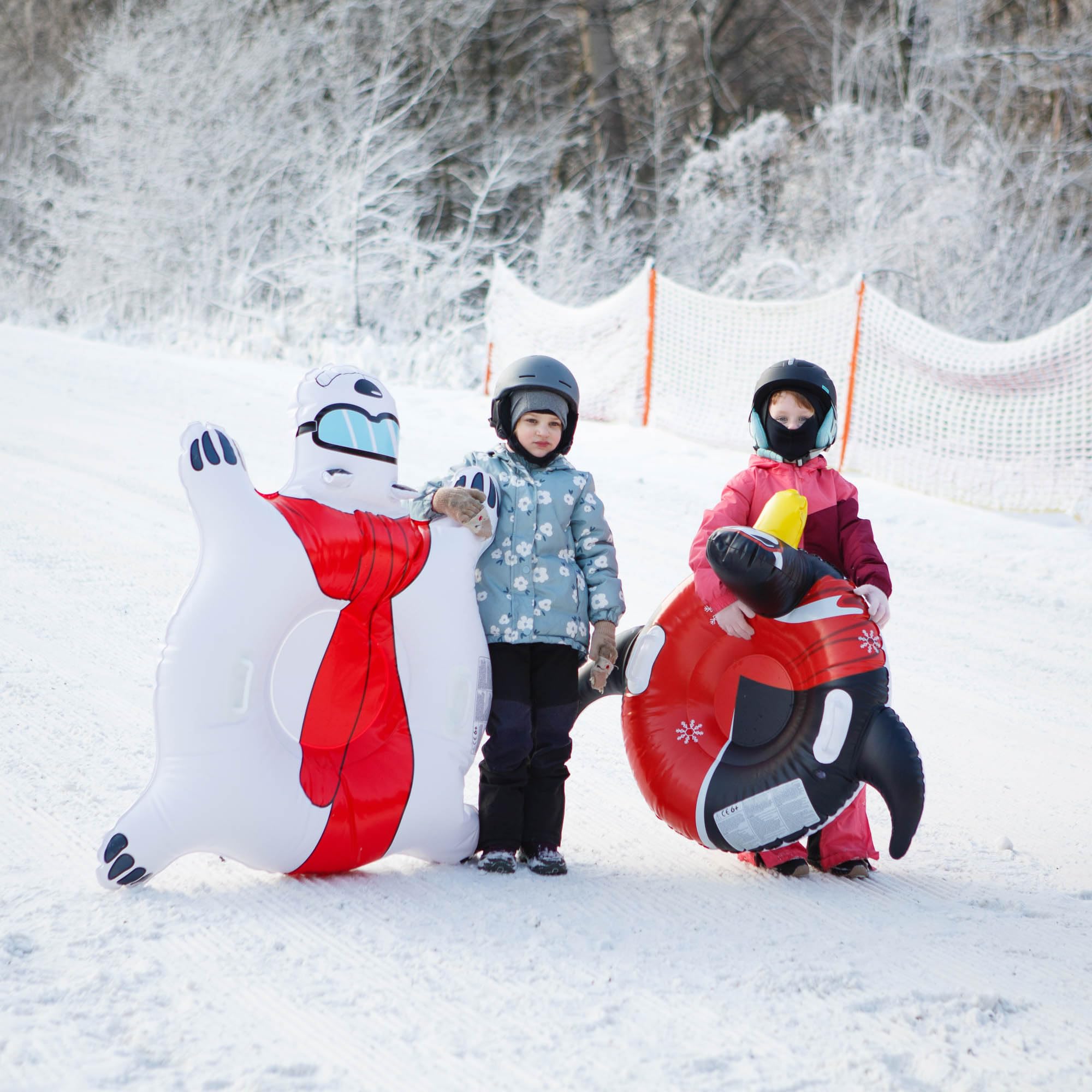 meteor Aufblasbare Schlitten Donut Schneerohr Aufblasbares Schnee Spielzeug für Erwachsene und Kinder Familienfreunde Outdoor-Aktivität An einem Ski -Hang nach Skifahren oder Snowboarden