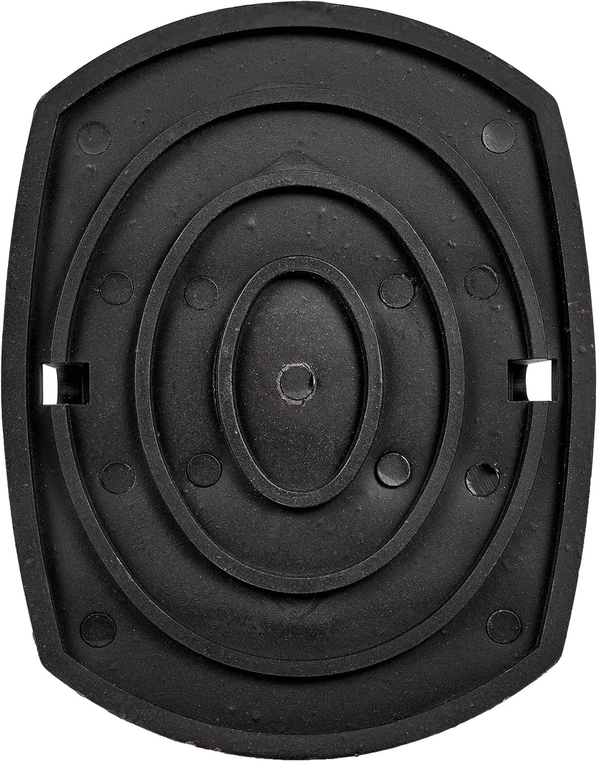 Lot de 4 plaques de support avec goupille de sécurité pour supports de manivelle de caravane, camping-car, caravane 18 x 14 cm, plaques + mini niveau à bulle gratuit