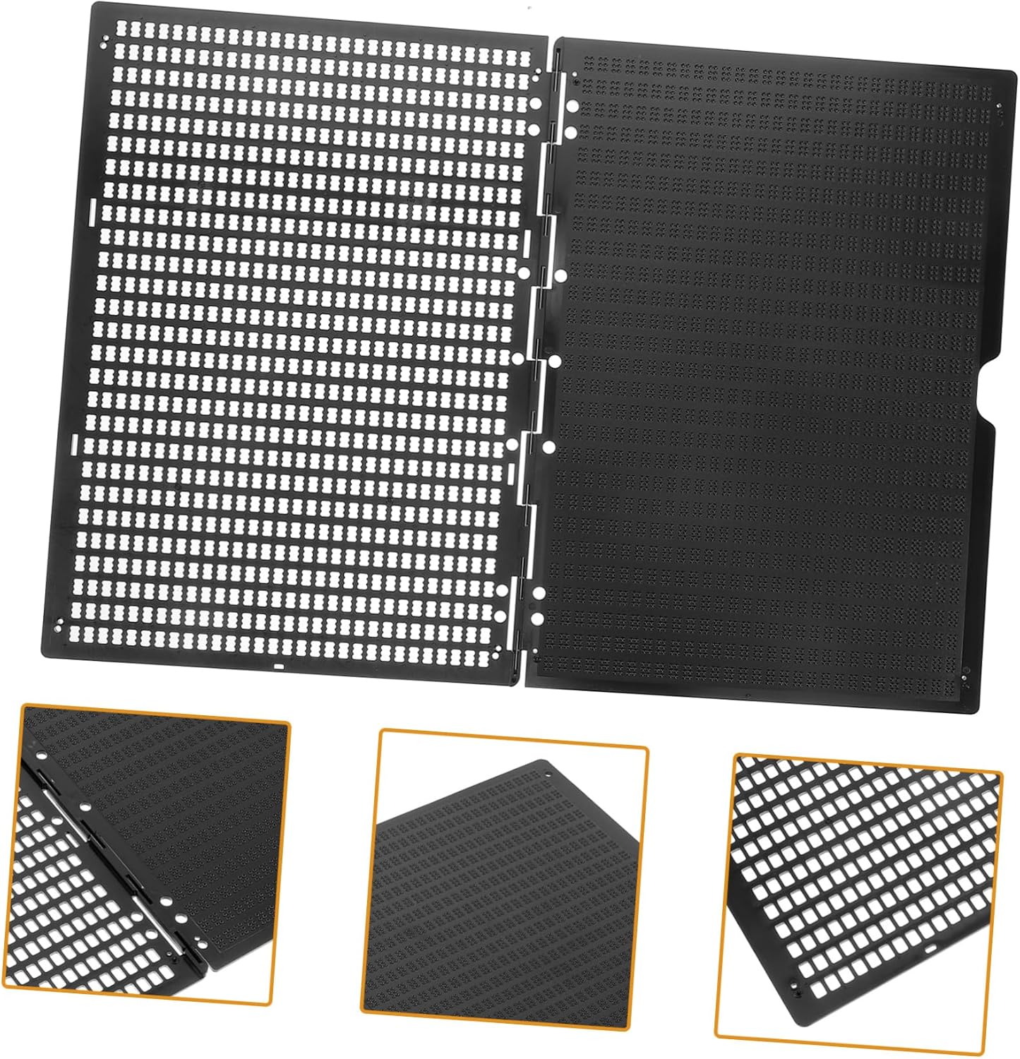 COLLBATH Braille Writing Tool with Stylus Lines Squares Durable Educational Aid for Blind and Visually Impaired for Learning and Practicing Braille Skills