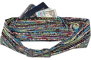 Versatile Pocketed Running Belt - Women's Comfort Waist Pack For Travel, Walking, and Outdoor Activities