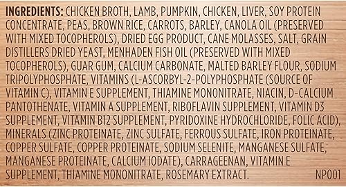 Miniatura 6 de Rachael Ray Nutrish Chunks in Gravy - Alimento húmedo para perros de digestión suave, receta de cordero real, calabaza y pollo, latas de 13 onzas