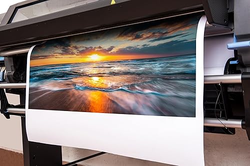 Miniatura 8 de GUGIKA Arte de pared con sol para sala de estar, ola azul y playa costera grande, decoración de pared para dormitorio, póster de paisaje de sol