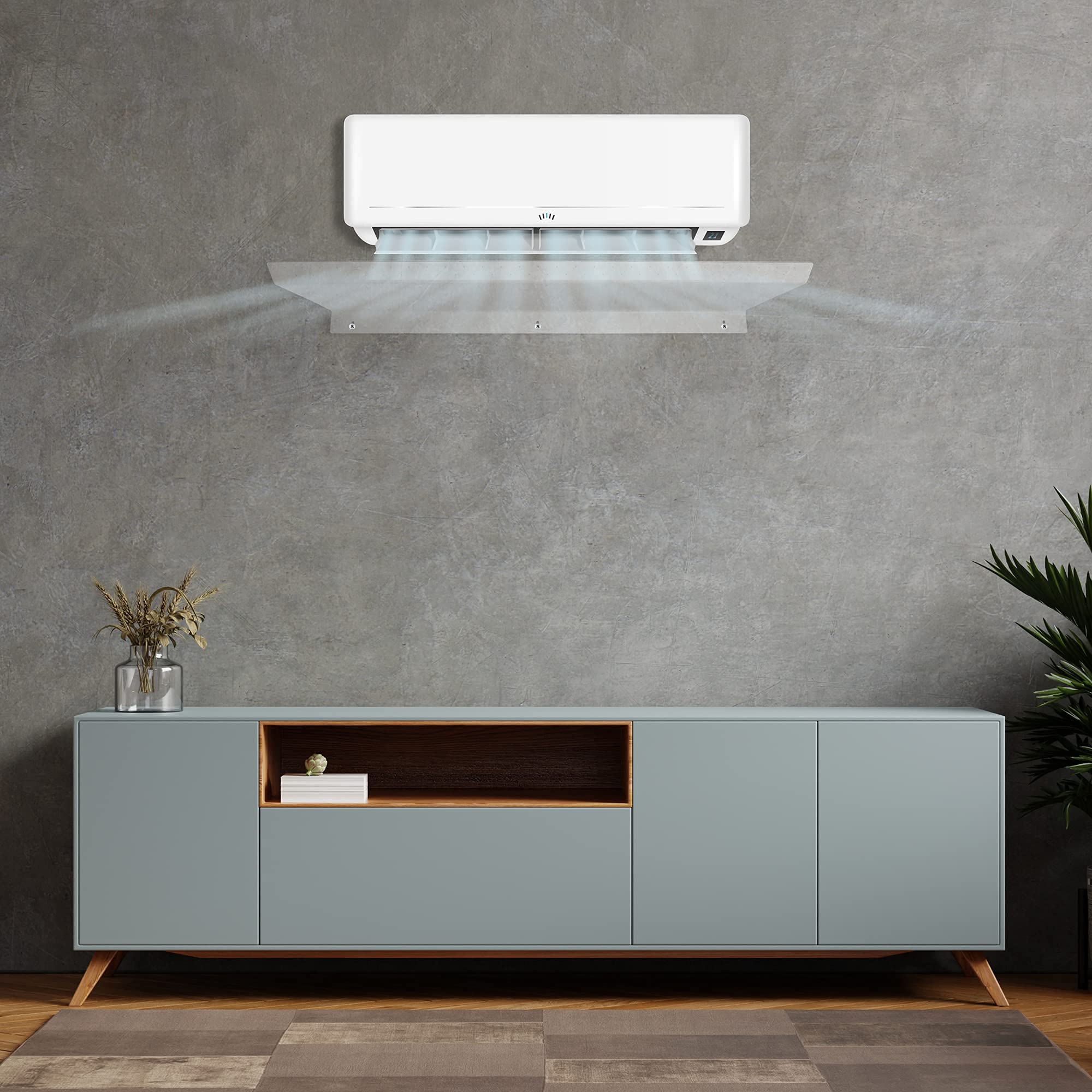 Deflettore Aria per Split Climatizzatore MICROFORATO Trasparente