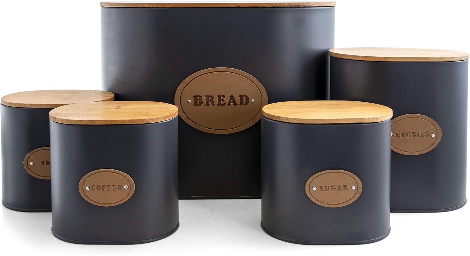 Juego De 4 Piezas Para Pan, Café, Azúcar Y Té, Recipientes Para
