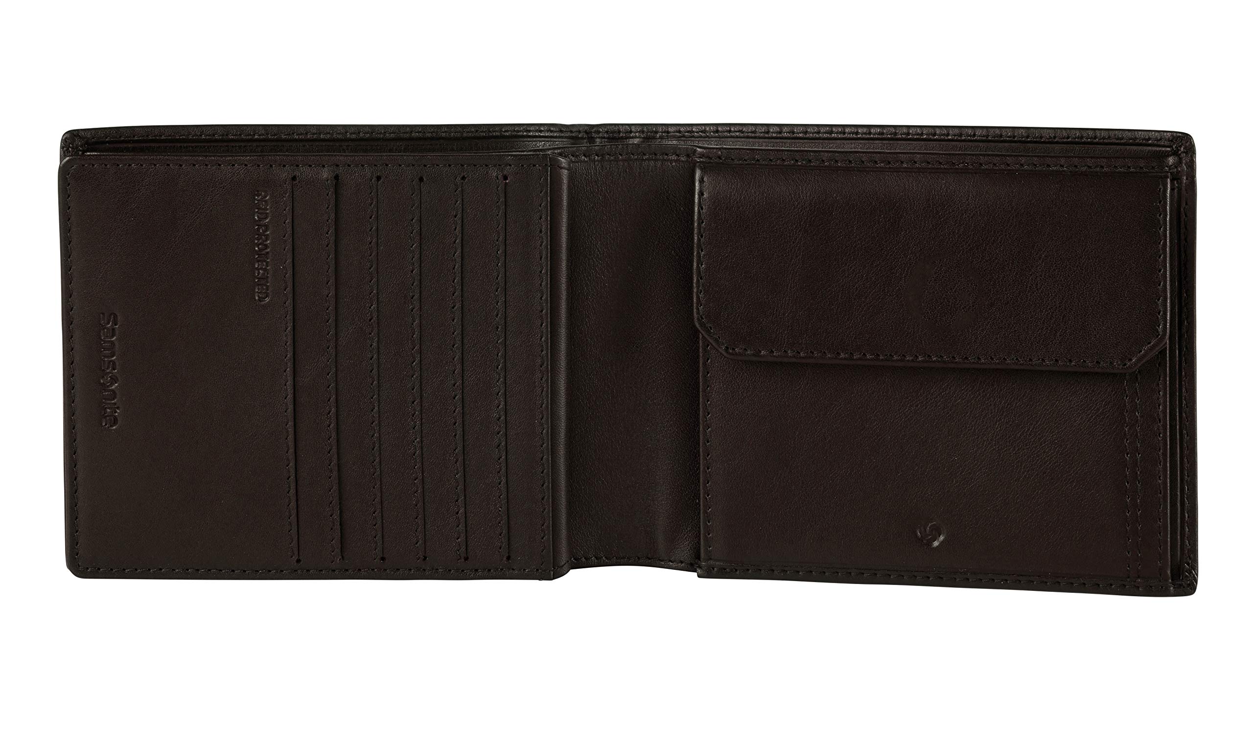 Samsonite Attack 2 SLG - Portfel, 12,8 cm, Brown (Ebony Brown)
