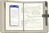 Caneta de sincronização inteligente para anotações, caderno digital com caneta, permite caligrafia sincronizada, ocr para texto, armazenamento offline, gravação de áudio e compartilhamento de