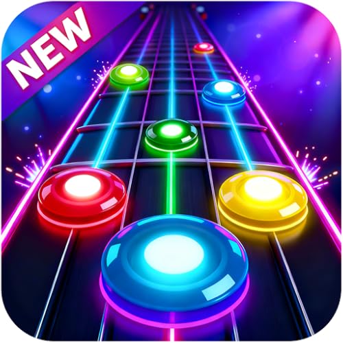 Guitare Music: Le Jeu de Rythme et Jeu de Musique inspiré par Guitar Hero ! Touchez les Notes de Musique dans ce Guitare Jeu Amusant !