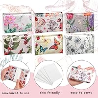 Vista 3 de 24 paquetes de pañuelos de bolsillo de tamaño viaje, paquetes delgados de 3 capas de bolsillo de tamaño monedero, pañuelos de bolsillo para viajes
