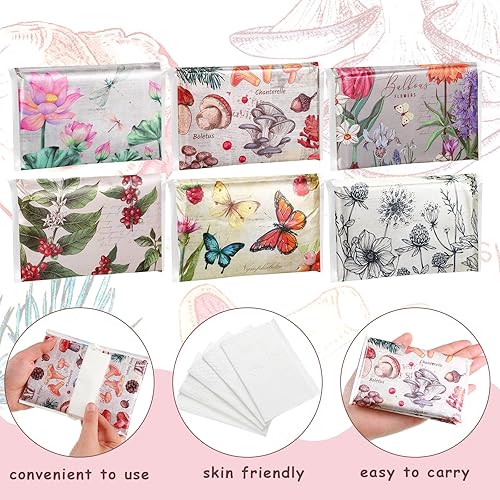 Miniatura 3 de 24 paquetes de pañuelos de bolsillo de tamaño viaje, paquetes delgados de 3 capas de bolsillo de tamaño monedero, pañuelos de bolsillo para viajes,