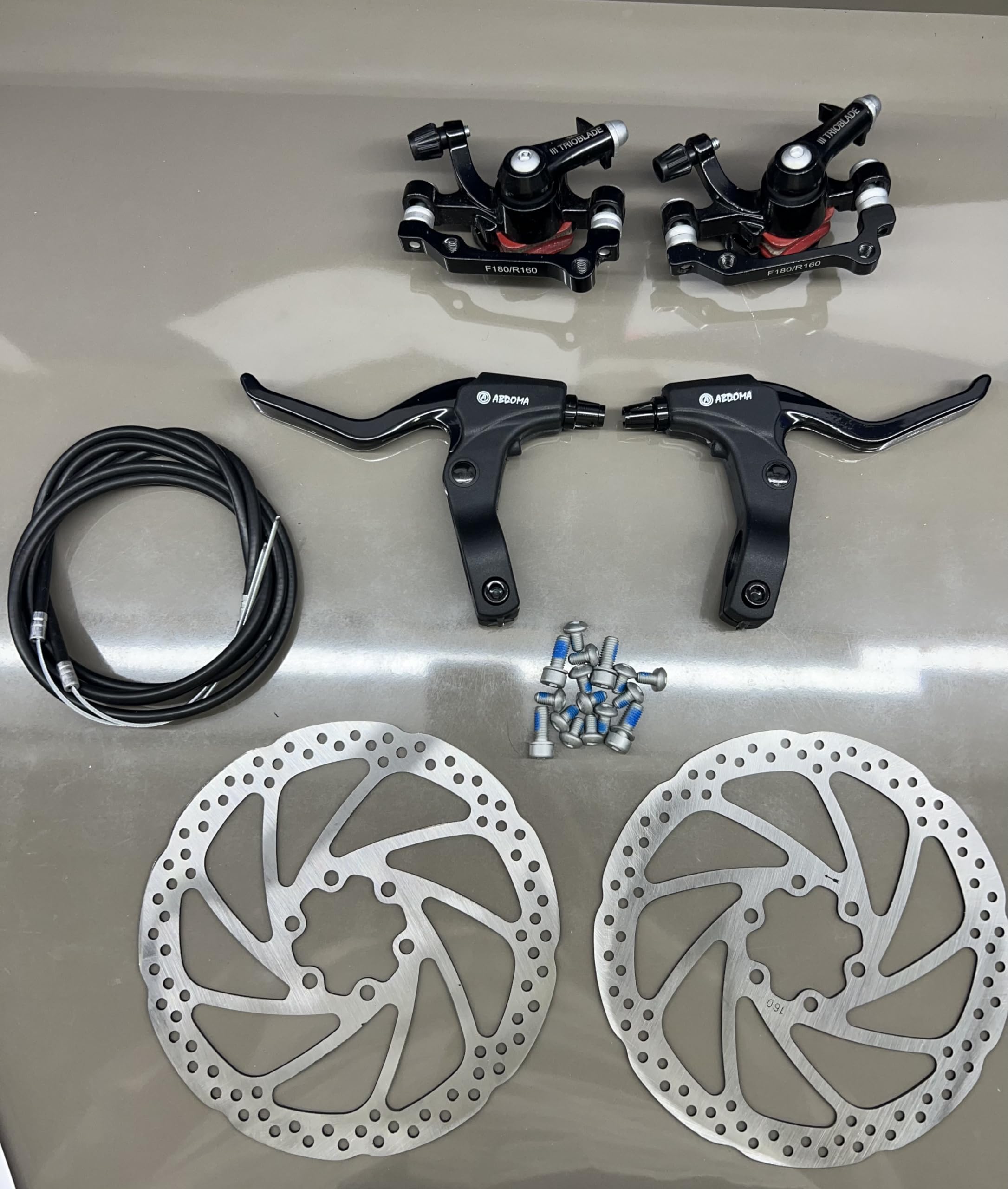 See full amazon price history chart for ABDOMA Bicycle Disc Brake Set 160/180 with Alloy Lever 455 for Adult Cycles/Mountain Bikes Set of 8 Pieces ABDOMA Bicycle Disc Brake Set 160/180 with Alloy Lever 455 for Adult Cycles/Mountain Bikes Set of 8 Pieces (B0CYH186W6) Amazon Price History, Amazon Price Tracker
