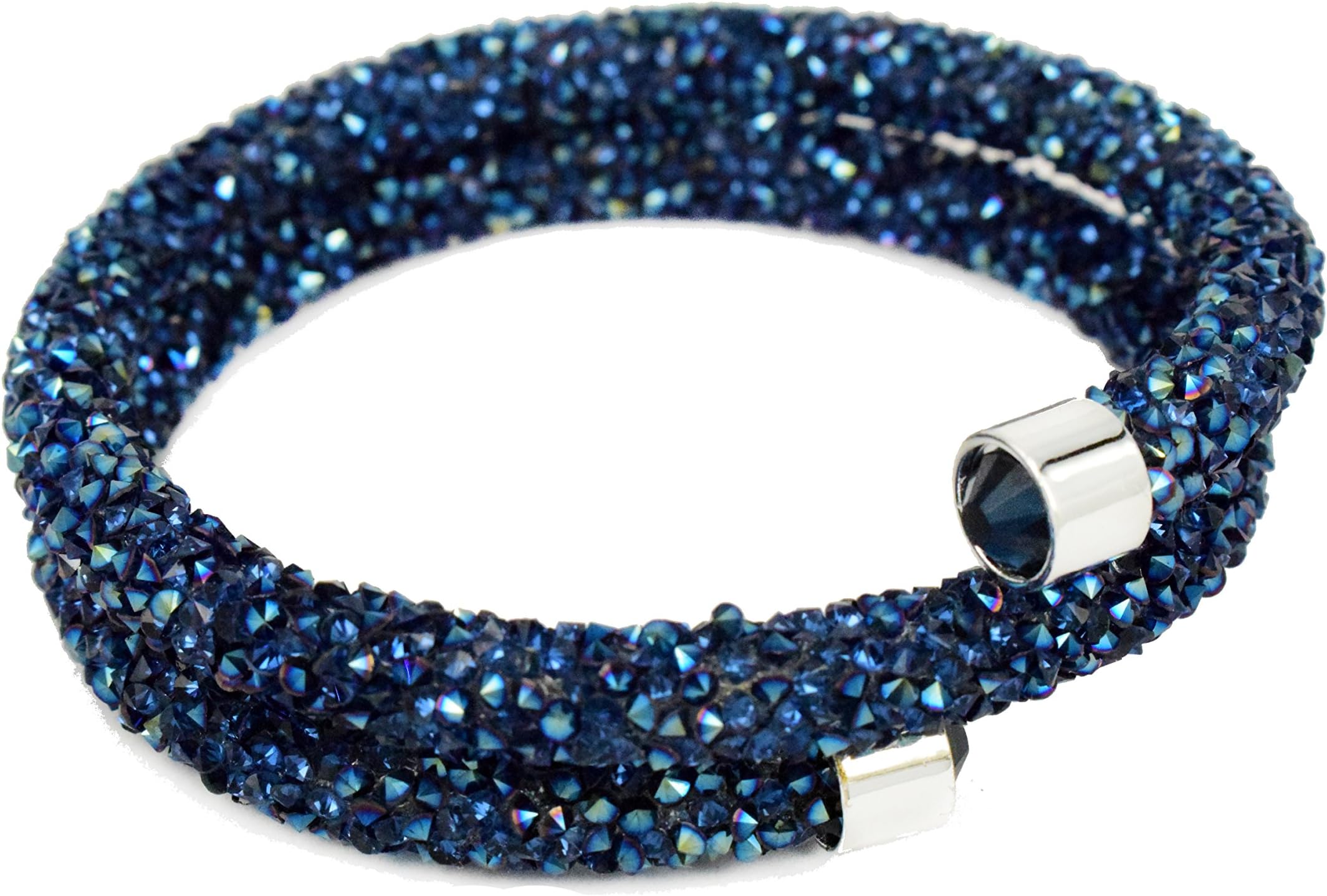QIDISI A Crystaldust Crystal Bracelet Bangle Mixed Color Packaging 2 wrap