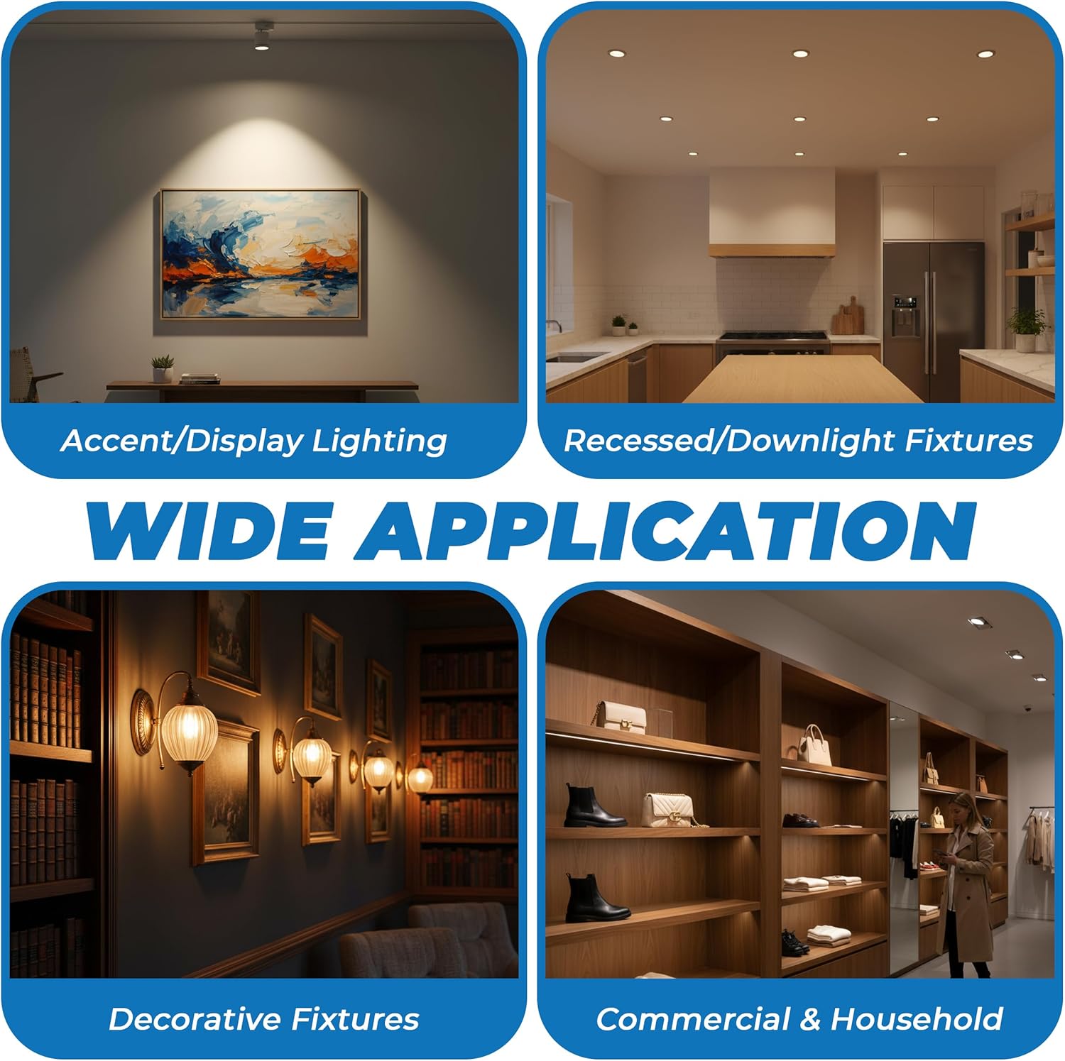 OHLECTRIC R14 Incandescent Reflector Bulbs - 40R14 (2-Pack) 40W R14 Stubby Clear Bulb, E26 Medium Base, Dimmable, 2700K, Warm White, 280 Lumens, 120V, 1500 Hour Lifespan, RoHS Compliant