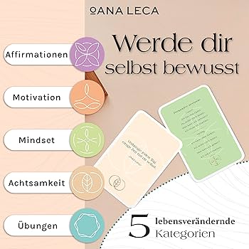Theronys Der Kleine Therapeut - 180 Karten Set Für Achtsamkeit & Selbstliebe Mit Gefühlsfinder