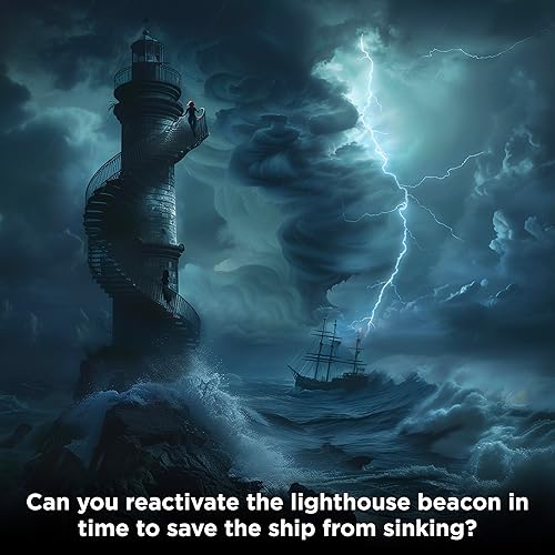 Miniatura 6 de EXIT The Deserted Lighthouse (con rompecabezas)  Salida The Game - Un juego Kosmos  Apto para la familia, experiencia de sala de escape en casa