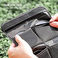 Vista 8 de Neewer - Kit de filtro de lente de 49 mm: UV, CPL (Polarización Circular), FLD, ND2, ND4, ND8, parasol de lente y tapa de lente compatible