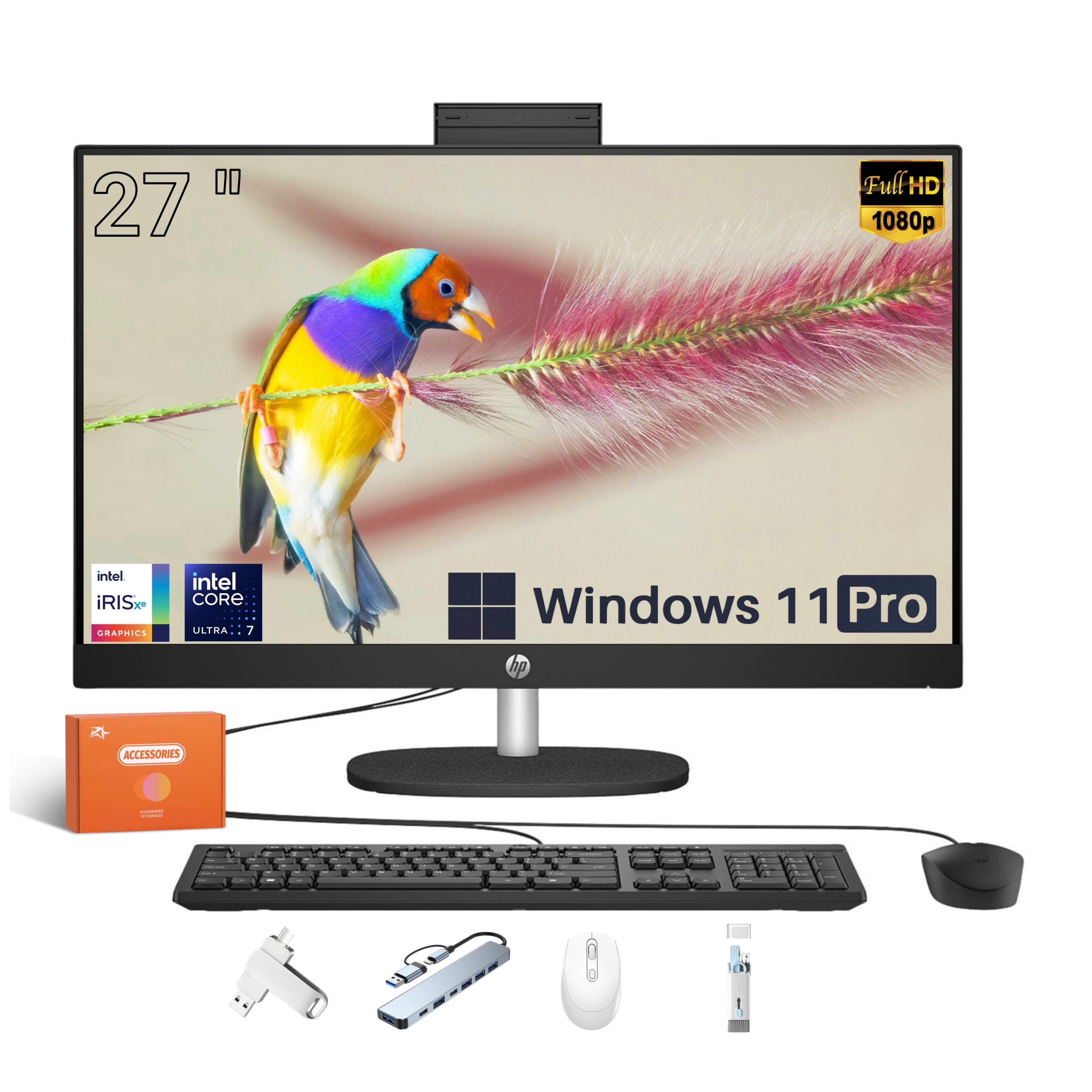 HP All in One Desktop Computer,Intel i7-7700T Processor,32 GB RAM, 1 TB SSD,34" WQHD LED(3440x1440),Win 10