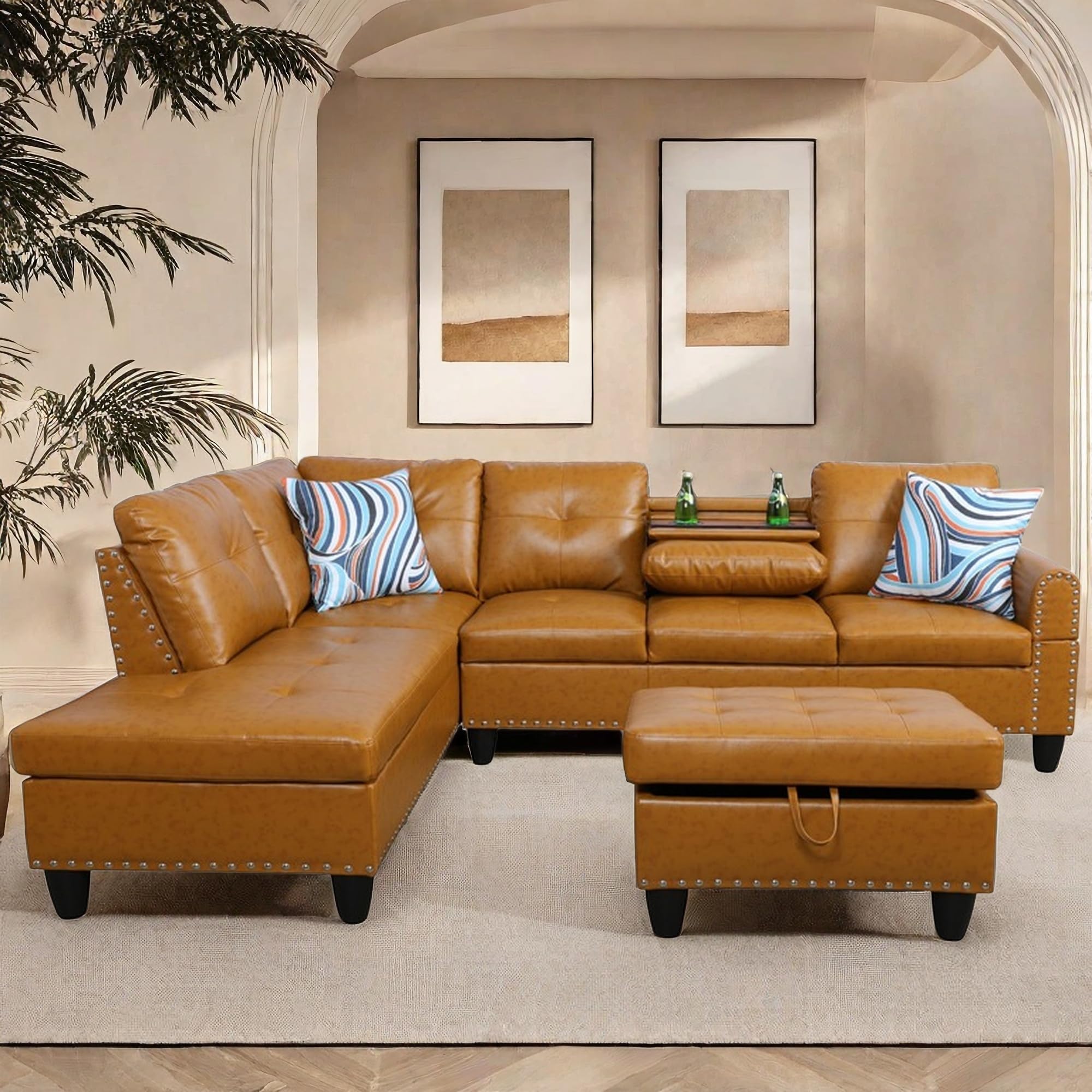 変身／couch>>case Navi Fossil Sectional From Ashley Furniture | Coleman Furniture