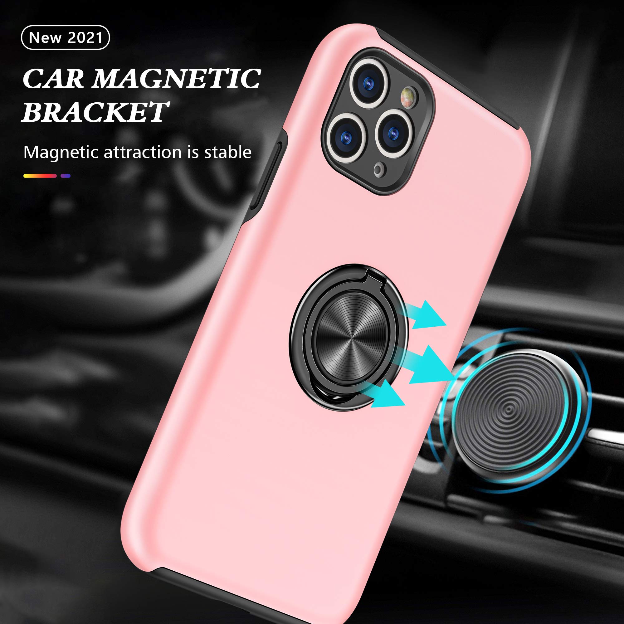 SORAKA Funda Para IPhone 11 Con Soporte De Anillo, Compatible