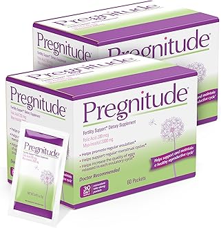 - Pregnitude Reproductive Fertility Support - Helps Promote Regular Ovulation - Menstrual Cycles, and Increase Quality of Eggs - 60 Day Supply 120 Packets
