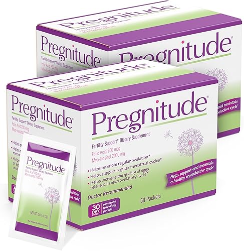 Miniatura 10 de Suplemento alimenticio reproductivo Pregnitude, 60 paquetes, EVE012360, paquete de de 1, 1, 1