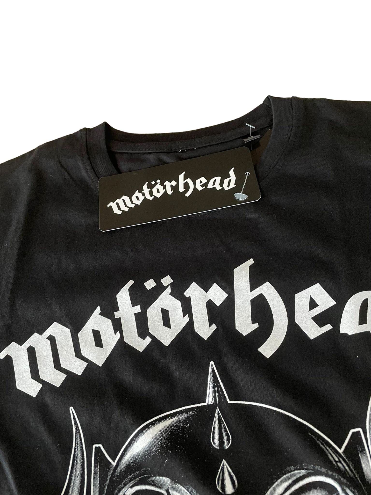 T-shirt Motorhead England T-shirt Rock Officiel Noir Band Heavy Metal Coton Unisexe Adulte Garçon