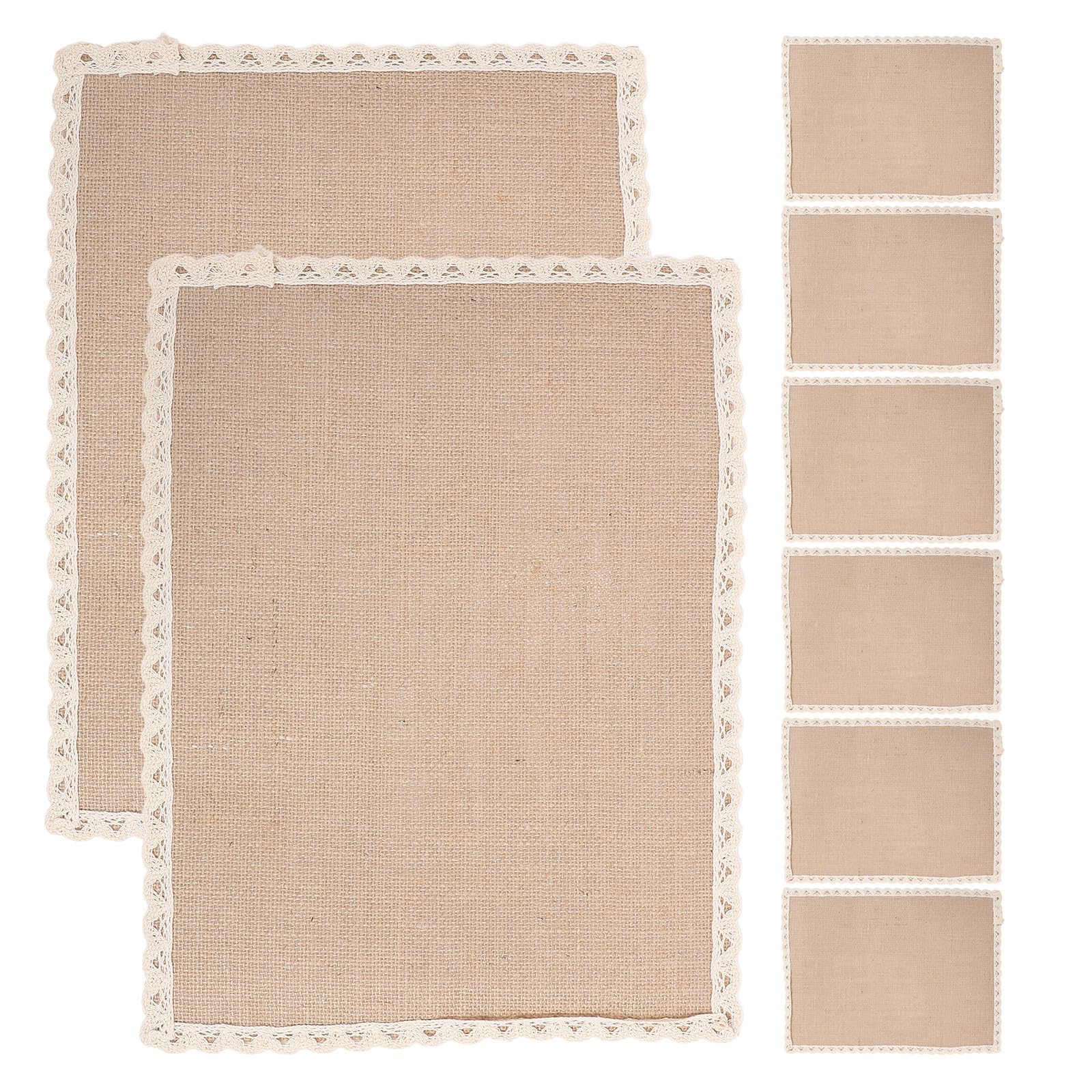 Sets de table en polyester beige pour réussir vos fêtes et repas de cuisine