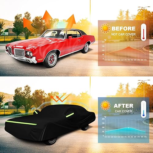 Miniatura 132 de Funda impermeable para Dodge Charger para todo tipo de clima, funda de automóvil de 6 capas impermeable para todo tipo de clima, 210T, resistente al