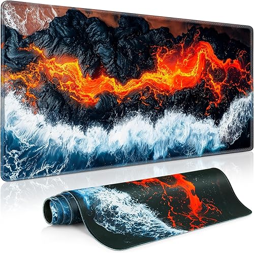 Mousepad, Large Gaming Mouse Pad XXL 35.4×15.7in, Extended Computer Keyboard Mou