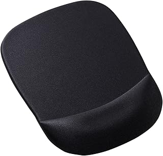 サンワサプライ 低反発リストレスト付きマウスパッド(ブラック)